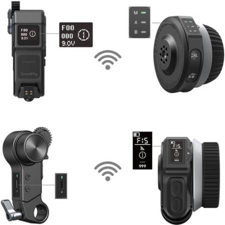 SmallRig 4296B - zestaw, bezprzewodowy Follow Focus_Łączenie modułów_3